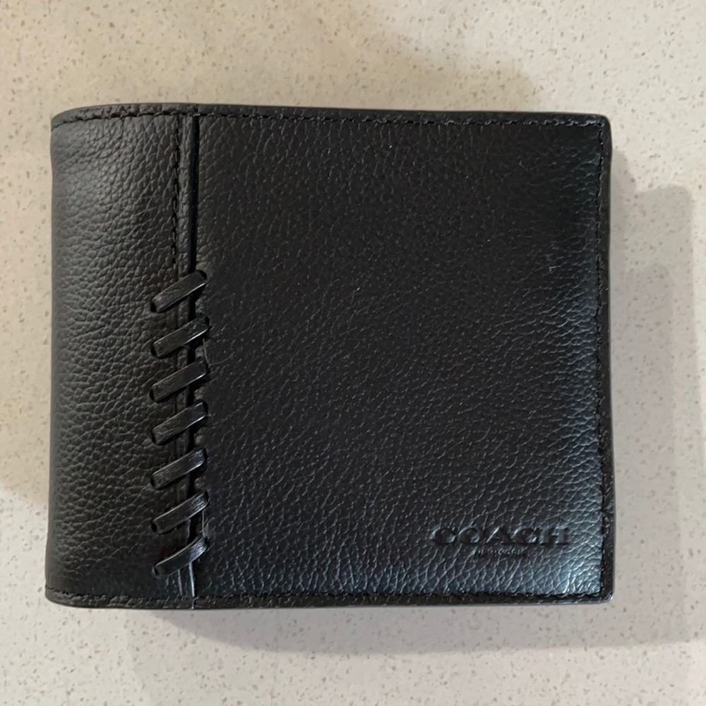 Men’s leather Coach wallet